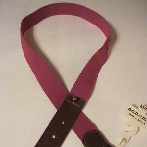 Burgundy Elastic Belt, 1-1/8” Wide, M/L